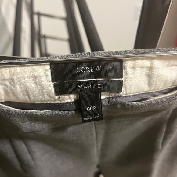 Jcrew gray Martie pants 00p - Picture 2 of 5